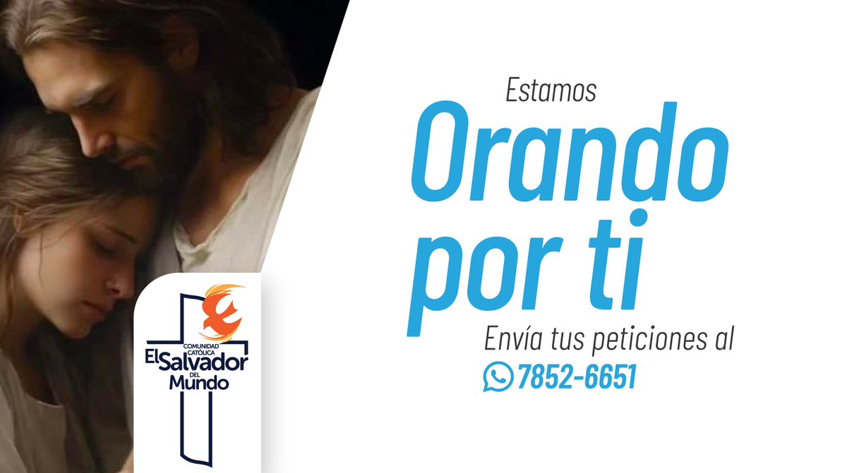 ComunidadCESM's tweet photo. Hoy estaremos ¨Orando por ti¨ 🙏
Envía tus peticiones a través del WhatsApp: 7852-6651 📲 o por medio de los comentarios en Facebook Live 🙏
La cita, es para esta noche a las 8:00 p.m. ⏰ a través del https://t.co/QZy7tIOEvJ 🎧😇 #RadioESM https://t.co/x7O7HugrPL