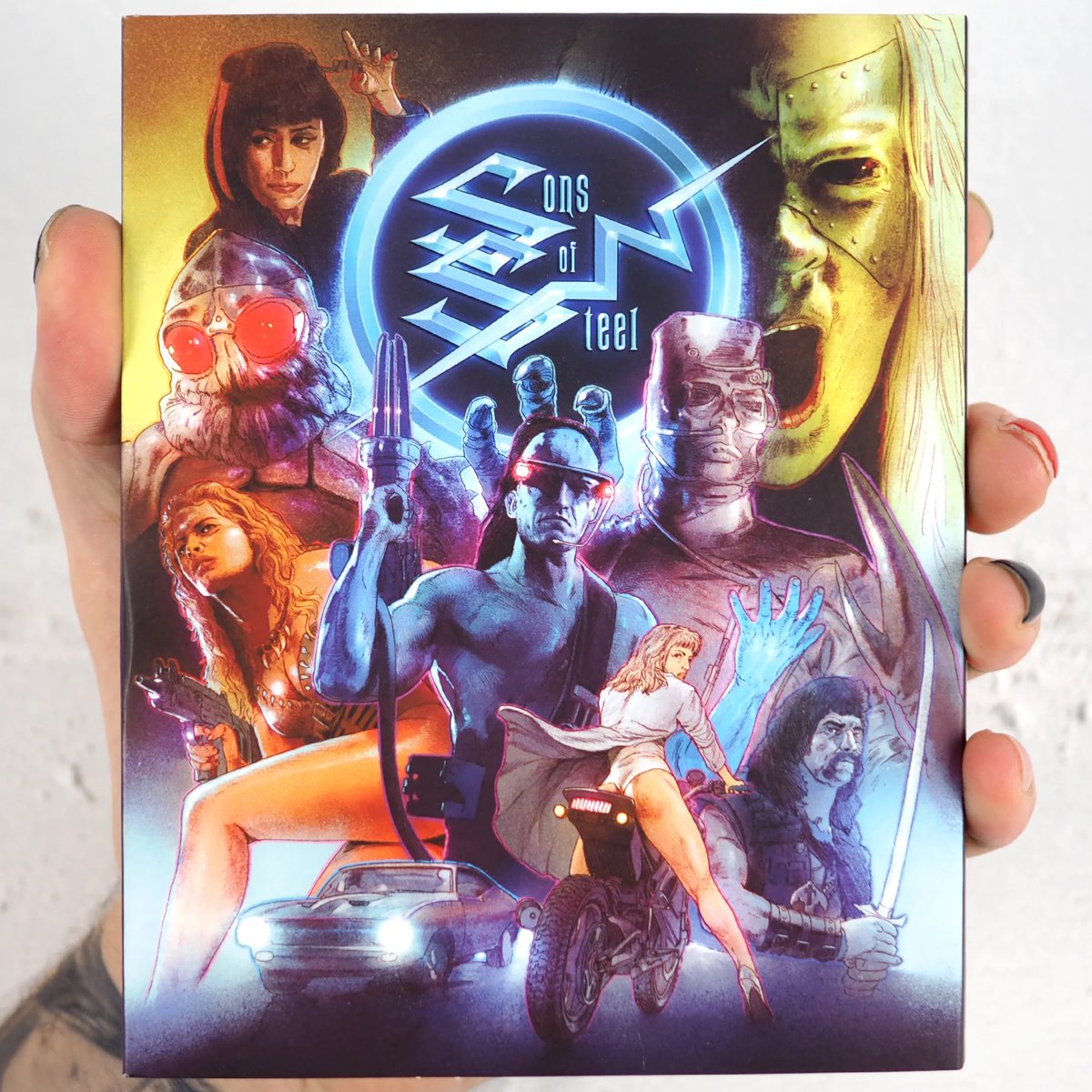 disc_connected's tweet photo. ***ANNOUNCEMENT***
Now available to order from the @VinegarSyndrome website from @OCNDistro #PartnerLabel @UmbrellaEnt: #SonsOfSteel (1988)!
The nuttiest, wildest, most utterly insane science-fiction-time-travelling-rock-opera-eco-terrorist-action film Australia has https://t.co/uKrk6By8Sq