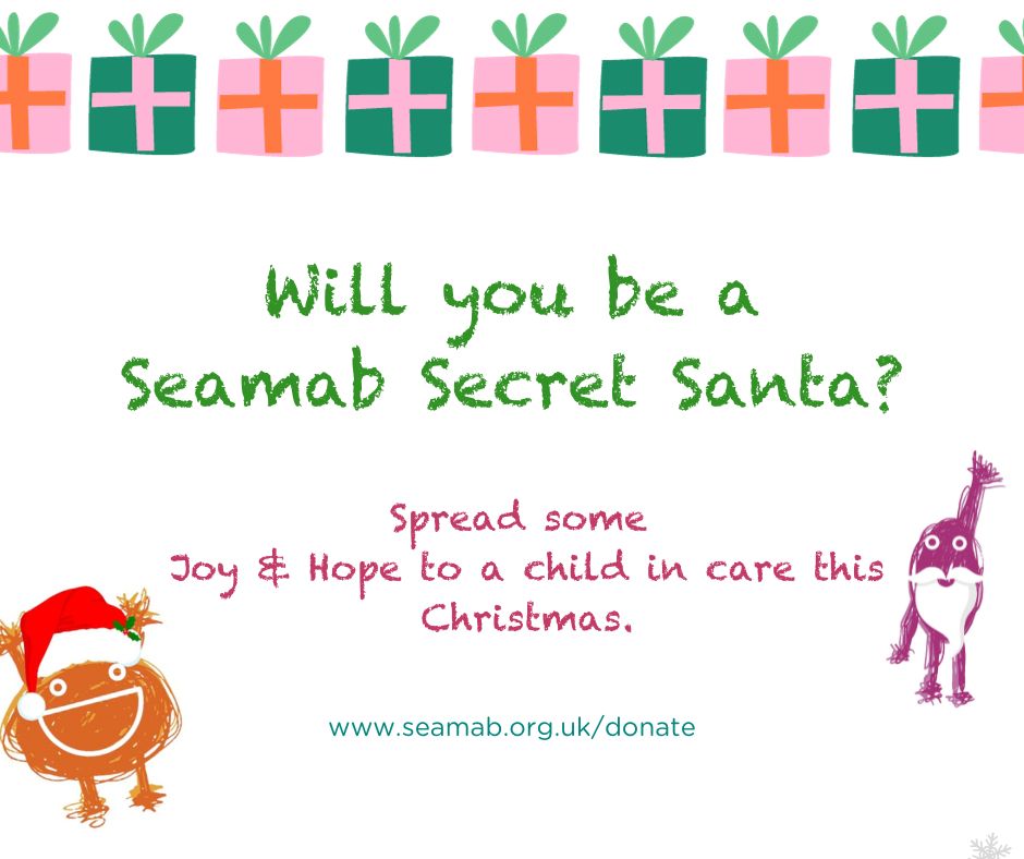 As the countdown to Christmas kicks off, we are calling all our friends and family to help us by becoming a Seamab Secret Santa. Go to seamab.org.uk/donate to see how you can help. #SeamabSecretSanta #SeamabCares