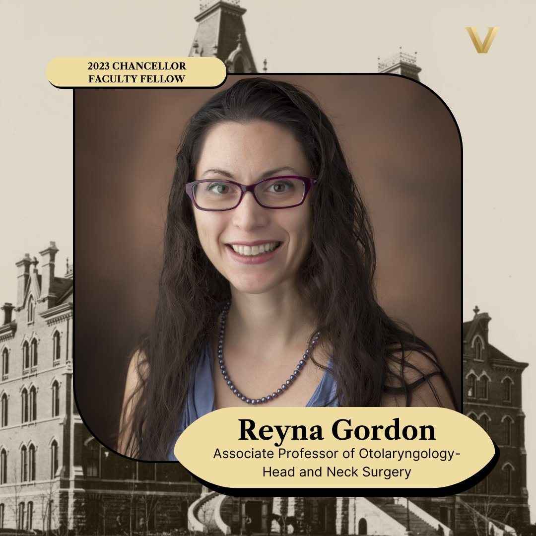 Reyna Gordon is an associate professor of otolaryngology-head and neck surgery in @vumedicine. Gordon is an integrative scientist studying the relationship between the biological underpinnings of human musicality and language and how these traits relate to health. #VUFaculty #CFF