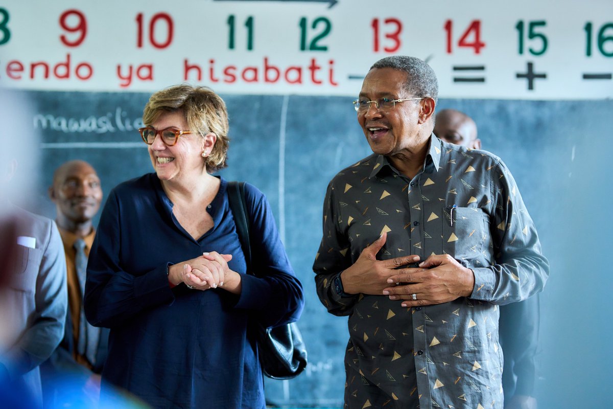 Education is the smartest investment in a sustainable world.

Together with <a href="/GPECEO/">Laura Frigenti</a>, I visited young learners today in Dar es Salaam and was delighted to experience their curiosity and energy to learn and build the skills for the future.