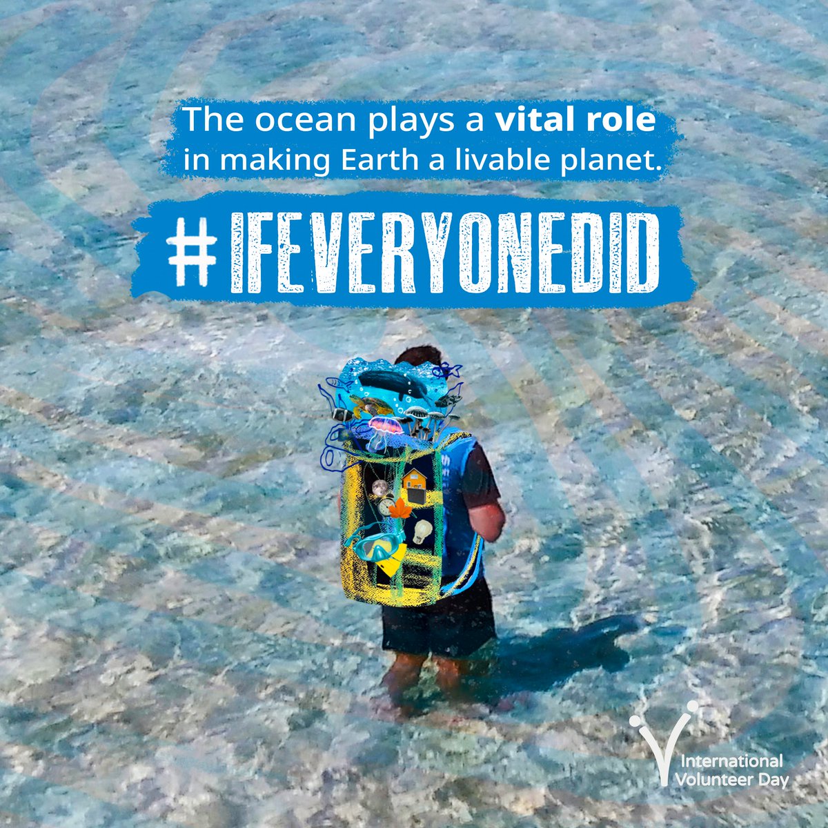 UNVolunteers's tweet photo. Every year, millions of tons of plastic end up in our oceans, endangering marine life and ecosystems. 

It's time for global action to combat plastic pollution. 🌏💙 #IfEveryoneDid their part, we could collectively #BreakFreeFromPlastic and safeguard our oceans! #IVD2023 #COP28 https://t.co/xbrc0aNpUB
