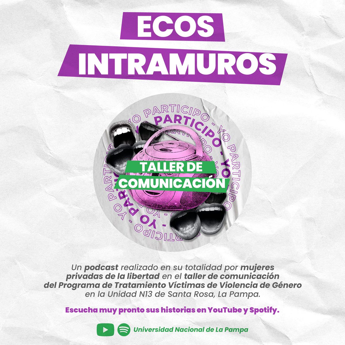 Cuántos podcast hechos por mujeres privadas de la libertad conoces? Alguna vez escuchaste a una persona encarcelada hablar sobre su historia? Si tu respuesta es no, te invito a escuchar ECOS INTRAMUROS 😱🎙️open.spotify.com/episode/0HJslS…
