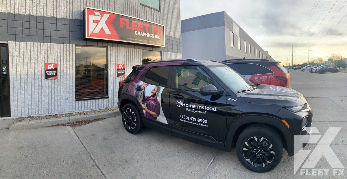 fleetfxgraphics's tweet image. Finished Recently: Home Instead Seniors Partial Car Wrap: Simple looking partial wrap for Home Instead's Fleet of Vehicles that show case two different pictures that show their services and heart in an instant/ @homeinstead