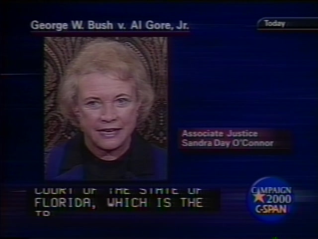 cspan's tweet photo. Former U.S. Supreme Court Justice Sandra Day O’Connor has died.

Learn more about her life and career by searching her C-SPAN appearances: https://t.co/u3qNP0VMCs

RIP. https://t.co/YDq3aFnEX1