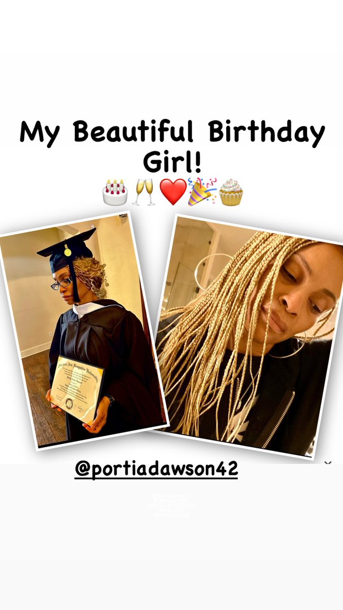 Marcusldawson's tweet photo. Happy birthday to the woman who makes my world a brighter…  https://t.co/qvPCJM5TaE

Ps: I love how she “moves in silence”… She Has Her Master’s y’all……… 🎉🎂❤️🧁🔥

@PortiaDawson1 #tribedawson #birthdaygirl #happybirthday #myqueen #class #loyal #loving #sometimesfunny https://t.co/MXNPm3fDDx