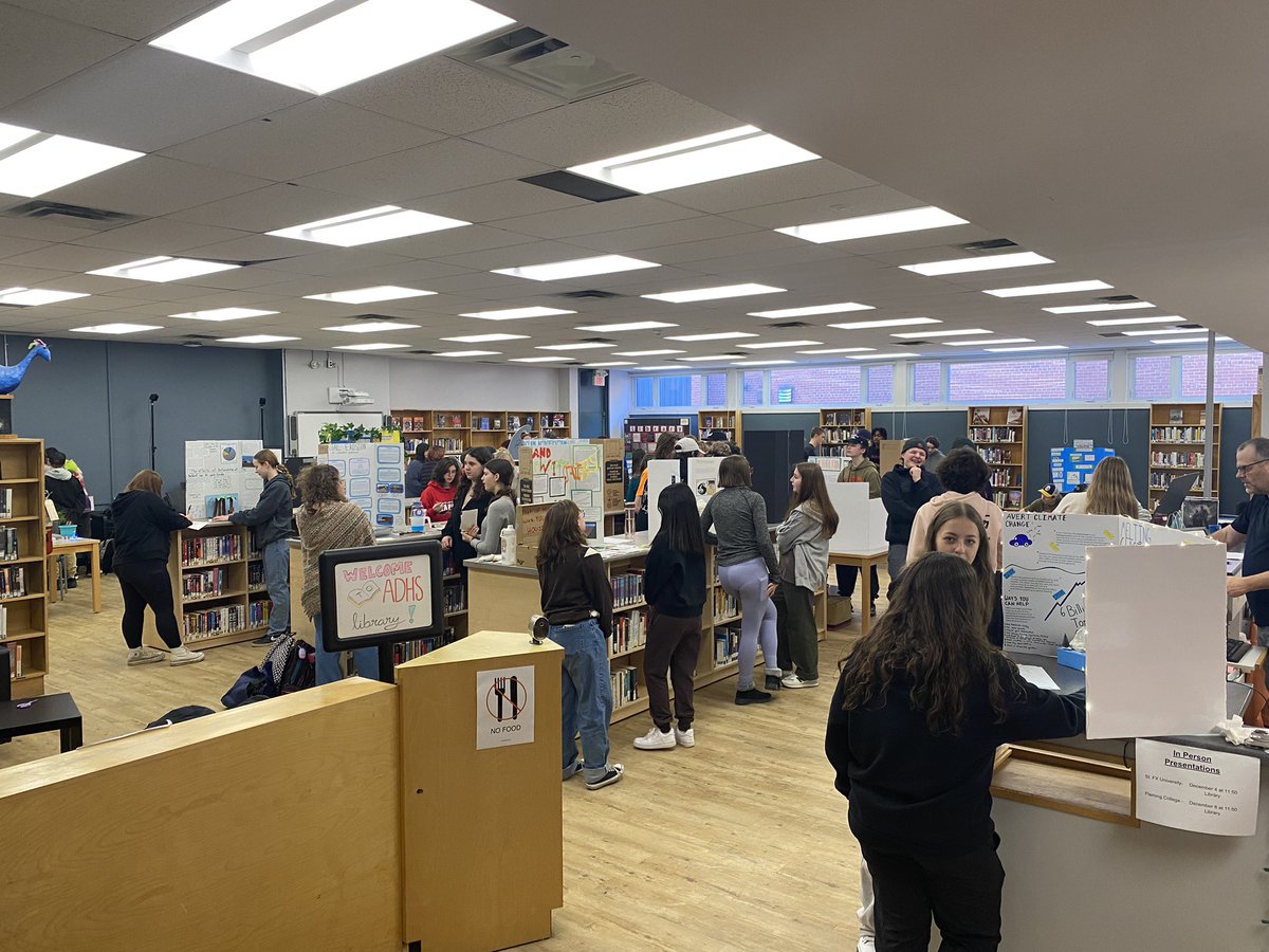 Grade ten science fair. Thank you Mr. Buffam for organizing.