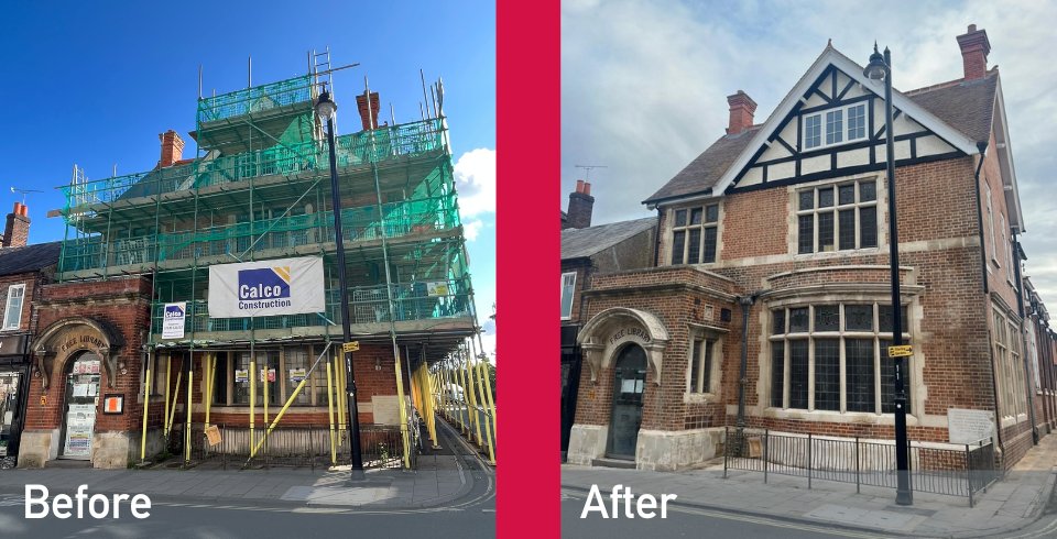 CornExchange's tweet photo. We’re so pleased with how far the work on The Old Library has come already! Once completed it will become a new arts hub for Newbury, where we can continue to do all the amazing things for the community and more!
Find out more: https://t.co/IfKyuKi1yT
#Newbury #TheOldLibrary https://t.co/OuSpR9oboH