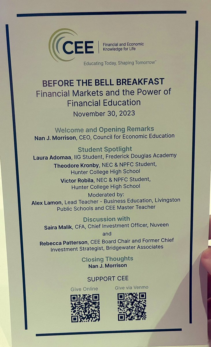 Alex Lamon (@alexmlamon) on Twitter photo I had the privilege of joining 3 driven students at the <a href="/HBSCNY/">HBS Club of New York</a> to spread the impact of financial education and what today’s generation wants when it comes to #finlit. <a href="/CouncilEconEd/">Council for Economic Education</a> - amazing event! I had the privilege of joining 3 driven students at the <a href="/HBSCNY/">HBS Club of New York</a> to spread the impact of financial education and what today’s generation wants when it comes to #finlit. <a href="/CouncilEconEd/">Council for Economic Education</a> - amazing event!