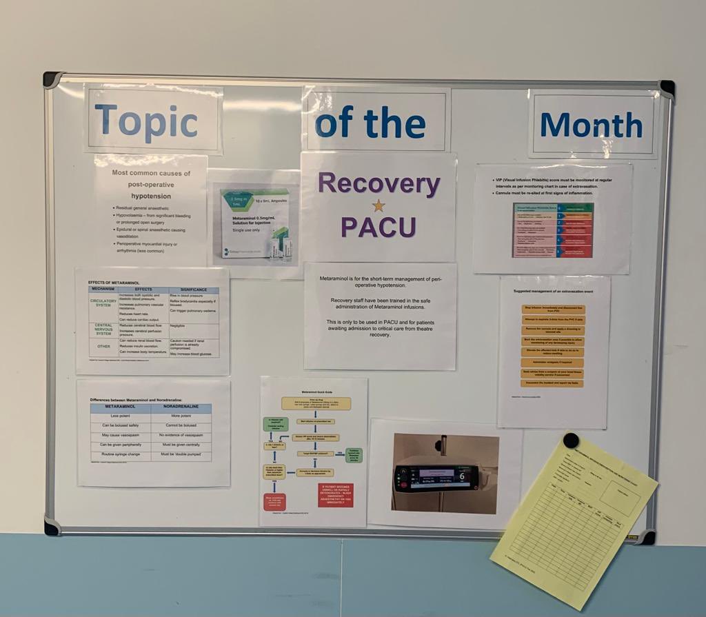 Pinch punch 1st day of the month 🤩 new month, new board 🤩 Well done to Recovery/PACU teams. Sharing their learning <a href="/clf_chris/">Chris 🏴󠁧󠁢󠁷󠁬󠁳󠁿</a> <a href="/KatieMurton/">Katie Murton</a> <a href="/sarahellenmayne/">sarah mayne</a> <a href="/saz_walmsley/">Sarah Mercer</a>