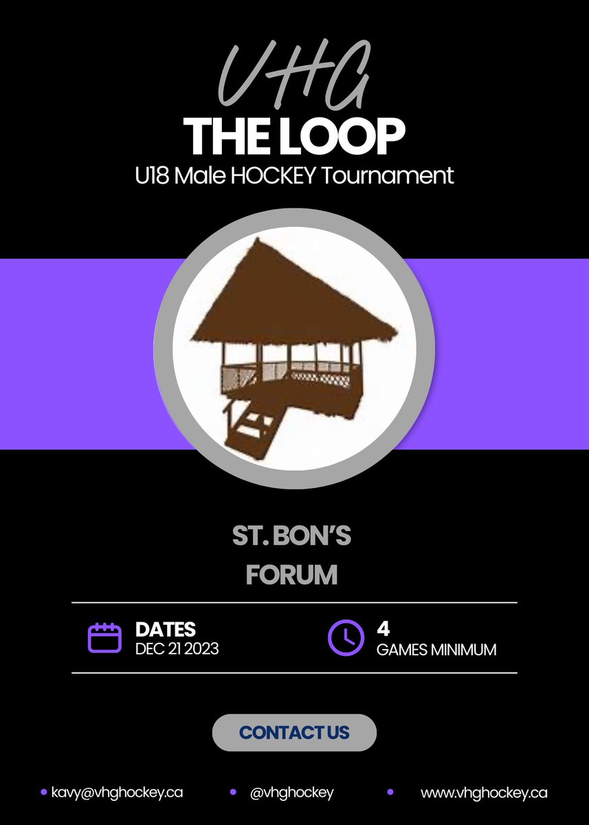 U18 Male 3-on-3 turny!

Contact kavy@vhghockey.ca for details/to get in on the festivities <a href="/kavanagh_jeremy/">Jeremy Kavanagh</a> #vhgtournaments