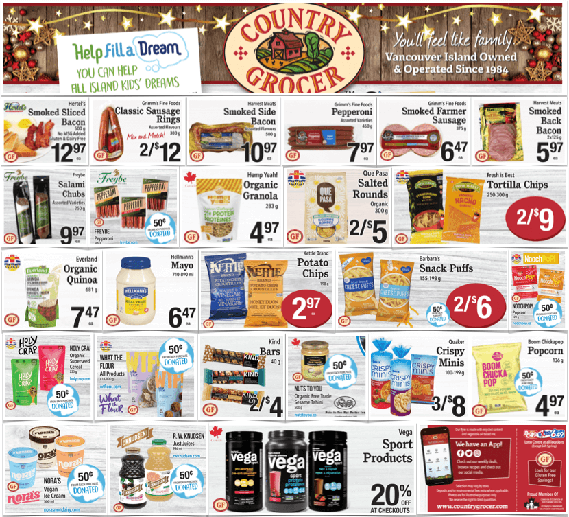 TheCeliacScene's tweet photo. 📷 @CountryGrocer is helping @helpfilladream
📷 Partial purchase proceeds donated to this great local cause!
📷SEE https://t.co/qpJF0MXXA8
#glutenfree #helpfilladream #countrygrocer #celiac #familyowned #vancouverisland https://t.co/WcGNphZ7i3