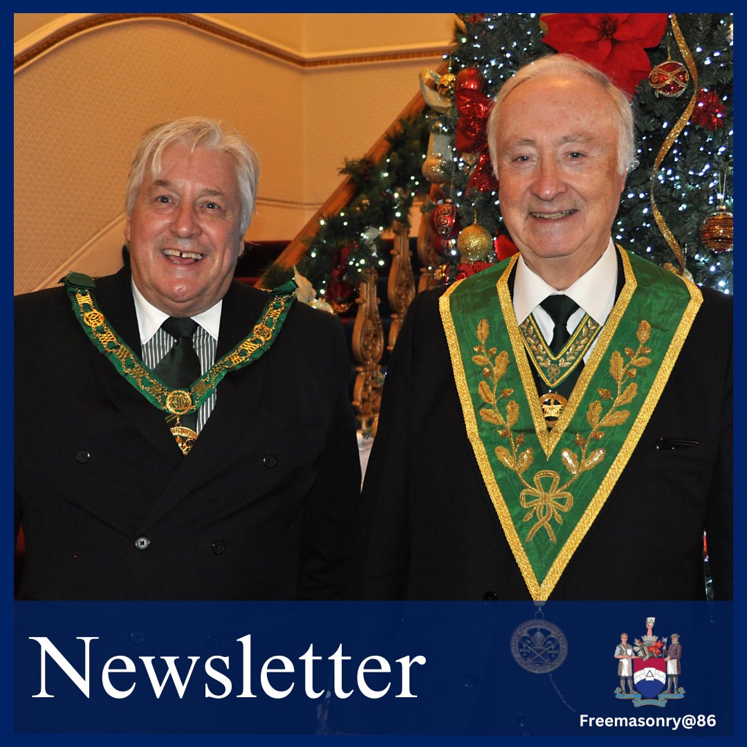 Get that #FridayFeeling with this week's Freemasonry@86 News update! 📰 Stay up to date with the latest happenings in the Freemasonry community and gain insights into the Companion Orders' activities. 🌟 Read the full newsletter here - drive.google.com/file/d/1v4tbIr…