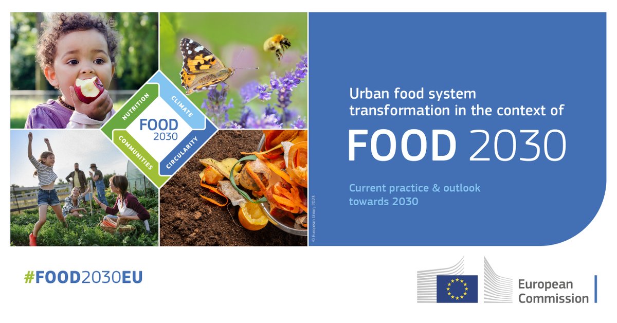 5/12 - 11:20 CET Join the session "Getting real - Smart deployment on the ground" for a dynamic discussion!

And read our report with good practices from EU projects on how urban areas can transform their food systems.

🔗 op.europa.eu/s/y5Y6

#FOOD2030EU