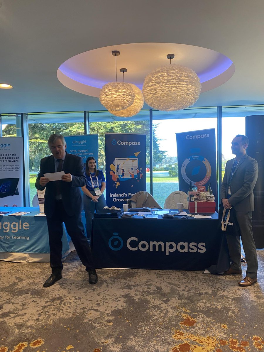 CompassMIS_IE's tweet image. What an honour to have John Irwin, member of the @accsirl board, pick our raffle winner at the #accsism23 conference and kickoff the last month of 2023 on a high 🏆
#CompassMIS #EdChatIE