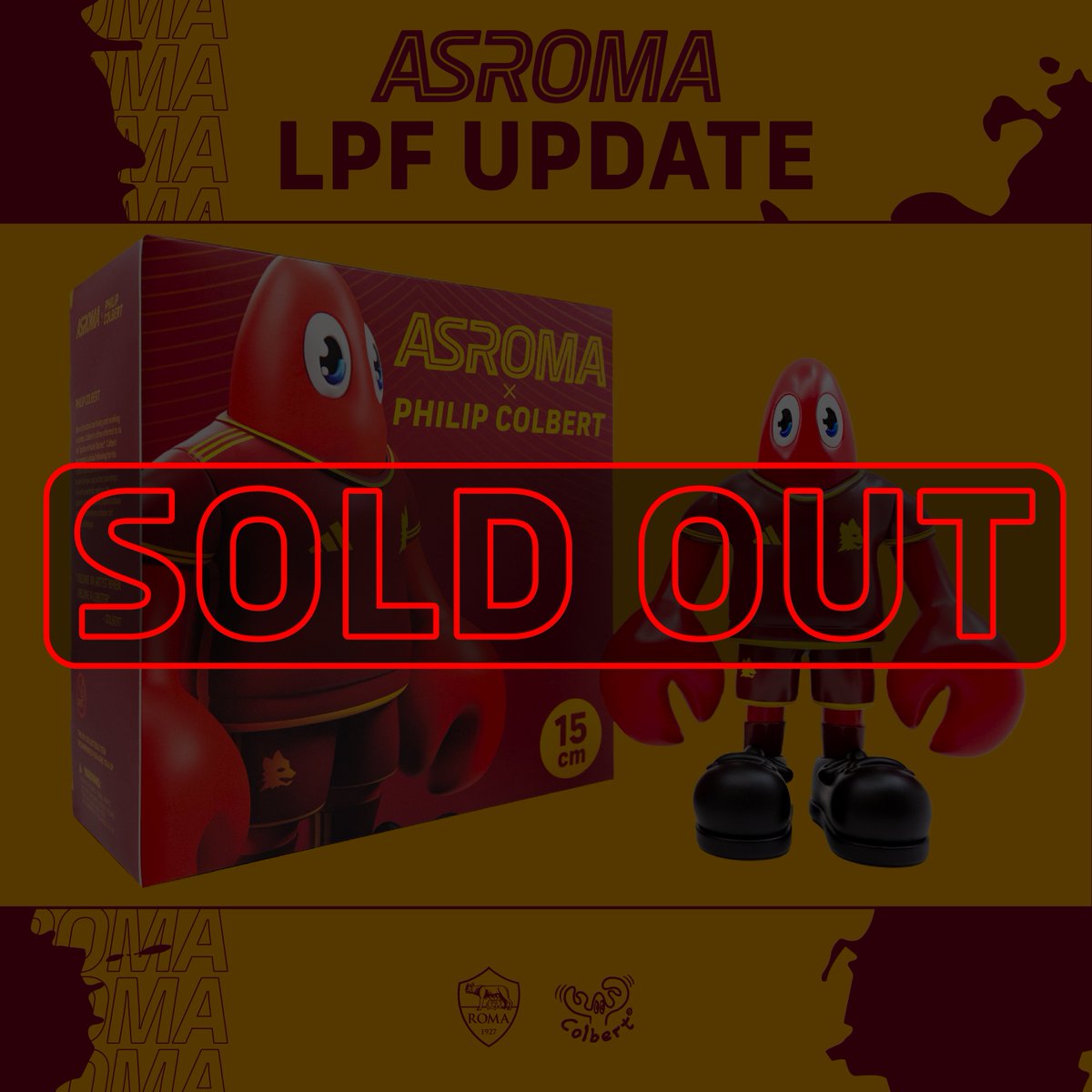 🥳Congrats to the 10 holders who managed to get their claws on the very limited <a href="/lobsteropolis/">Philip Colbert</a> x <a href="/OfficialASRoma/">AS Roma</a> physical collectables 🦞🇮🇹

Only a few t-shirts left... 👀

🎁 Make sure to get your tickets for the giveaway. Winners announced next Tuesday!