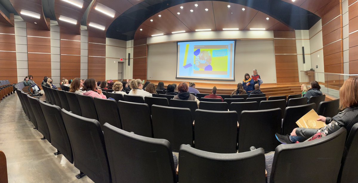 tiffanyneill's tweet photo. Excited to be at @UCOBronchos Prospective Teacher Academy! Amazing example of Oklahoma schools & universities partnering to support student career exploration! #UCOTeach @UCOCEPS @MoorePublicSch @OKhighered ❤️ for teachers & teaching fill the room! #TeachingChangesLives #oklaed https://t.co/iApKiaQGxH