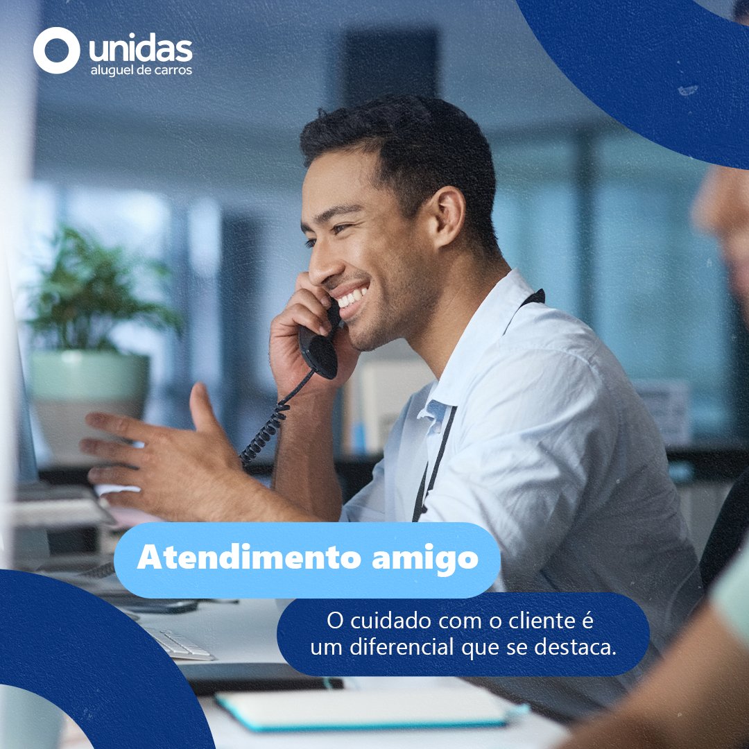 Na Unidas, alugar um carro é sinônimo de tranquilidade e escolha certa. Reserva fácil, frota ideal para a sua necessidade e um atendimento que faz toda a diferença. 💙

Descomplica, pega a chave e #VaideUnidas!