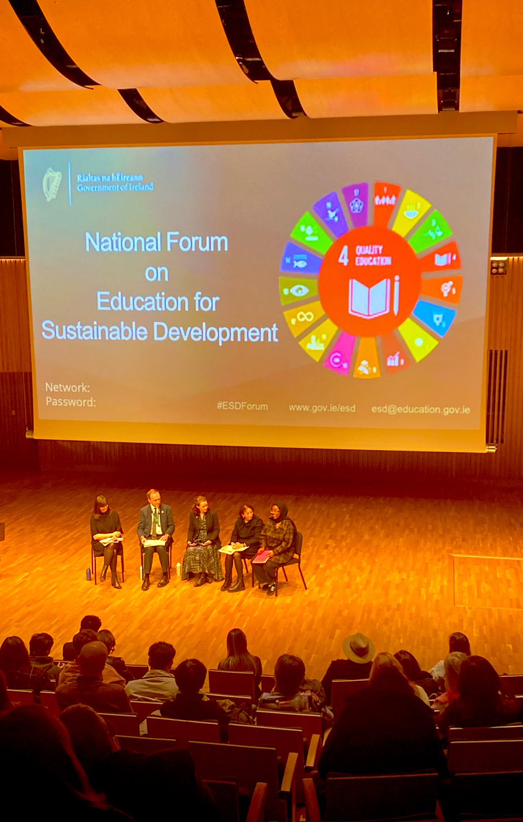 Very inspiring day discovering how much great work is happening in Ireland to address climate crisis through education and citizen engagement - at the National Forum on Education for Sustainable Development #ESDForum #SDGs #SDG #EnergyEducation @Education_Ire