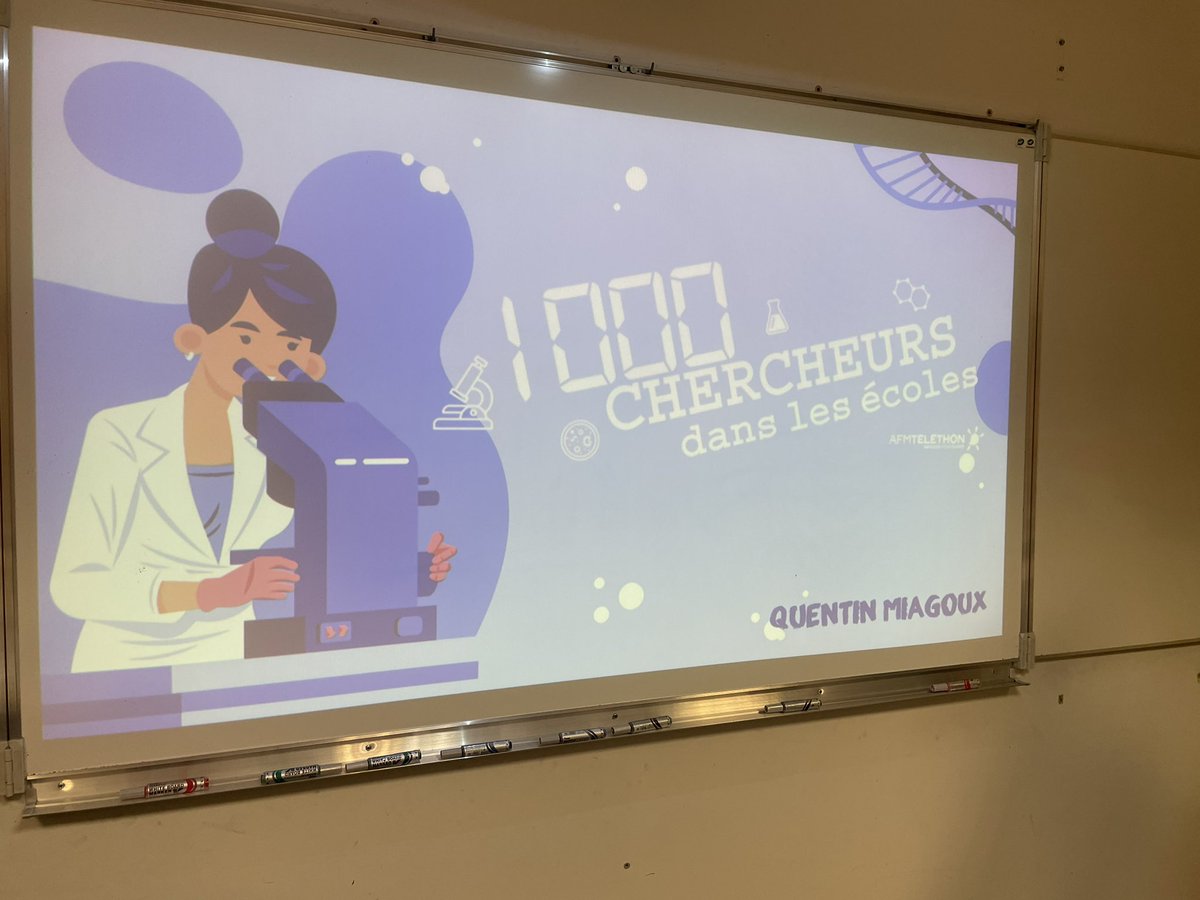 camille91280's tweet photo. 🤩 Merci à @QMiagoux , chercheur, dans le cadre de l’opération "1000 chercheurs dans les ecoles" pour ses interventions. 👨‍🔬🧪🔬
#Téléthon2023 
@Telethon_France @Xavier_Nissan @IStemFrance @GenethonFr @acversailles @rachel_meynent @NLahyani91280 @djaftat https://t.co/l3Bs0FV54w