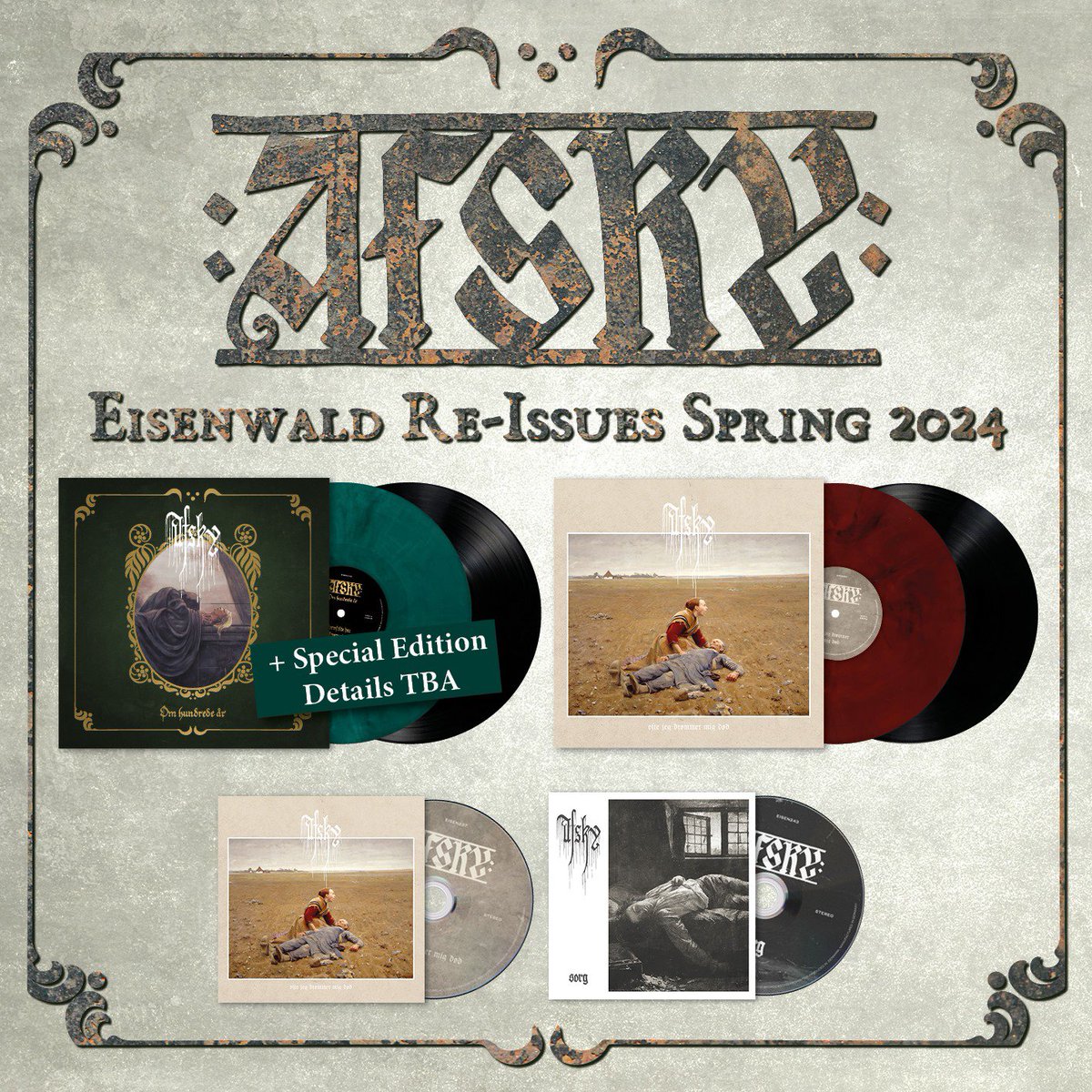 Nordic Spirits: AFSKY has joined the Eisenwald roster. Expect the first re-issues to be available in early 2024.  More news and details soon.