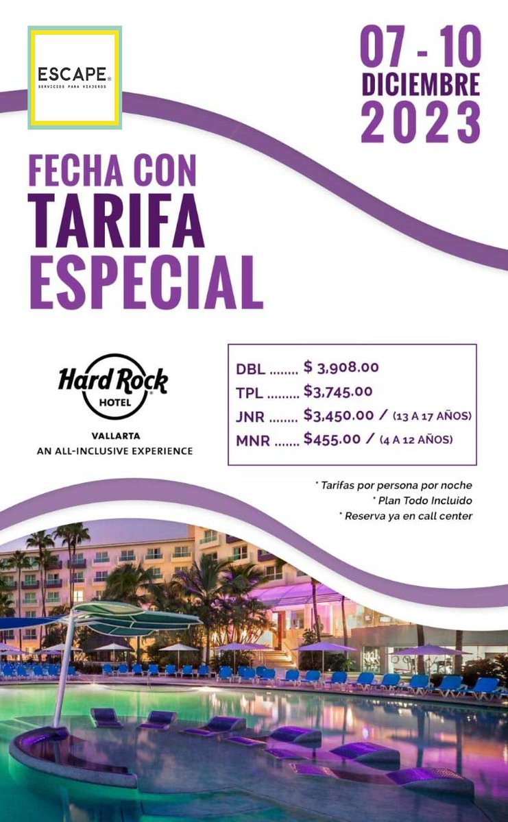 escapeviajeros's tweet photo. 🛎¡Reserva, ya! Informes:9992462072 #ViajarEsVivir #EscapeViajeros #ViajaConEscape #SomosTuEscape #instagood #amor #buenosdías #aniversario #familia #amigos #feliz #música #viajar #sunset #lugaresmagicos #instaviajeros #maravillasdelmundo #FelizViernesATodos #FelizViernes https://t.co/kDR7WOmxGR