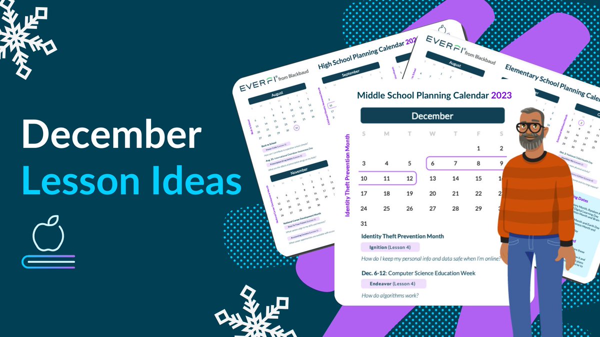 Between special events at school and at home - December can be chaotic! 😝 

That's why we're bringing you some calm with ready-made lessons fit for this month's observances. 😁 

Save yourself time: blkb.co/47Xksb9