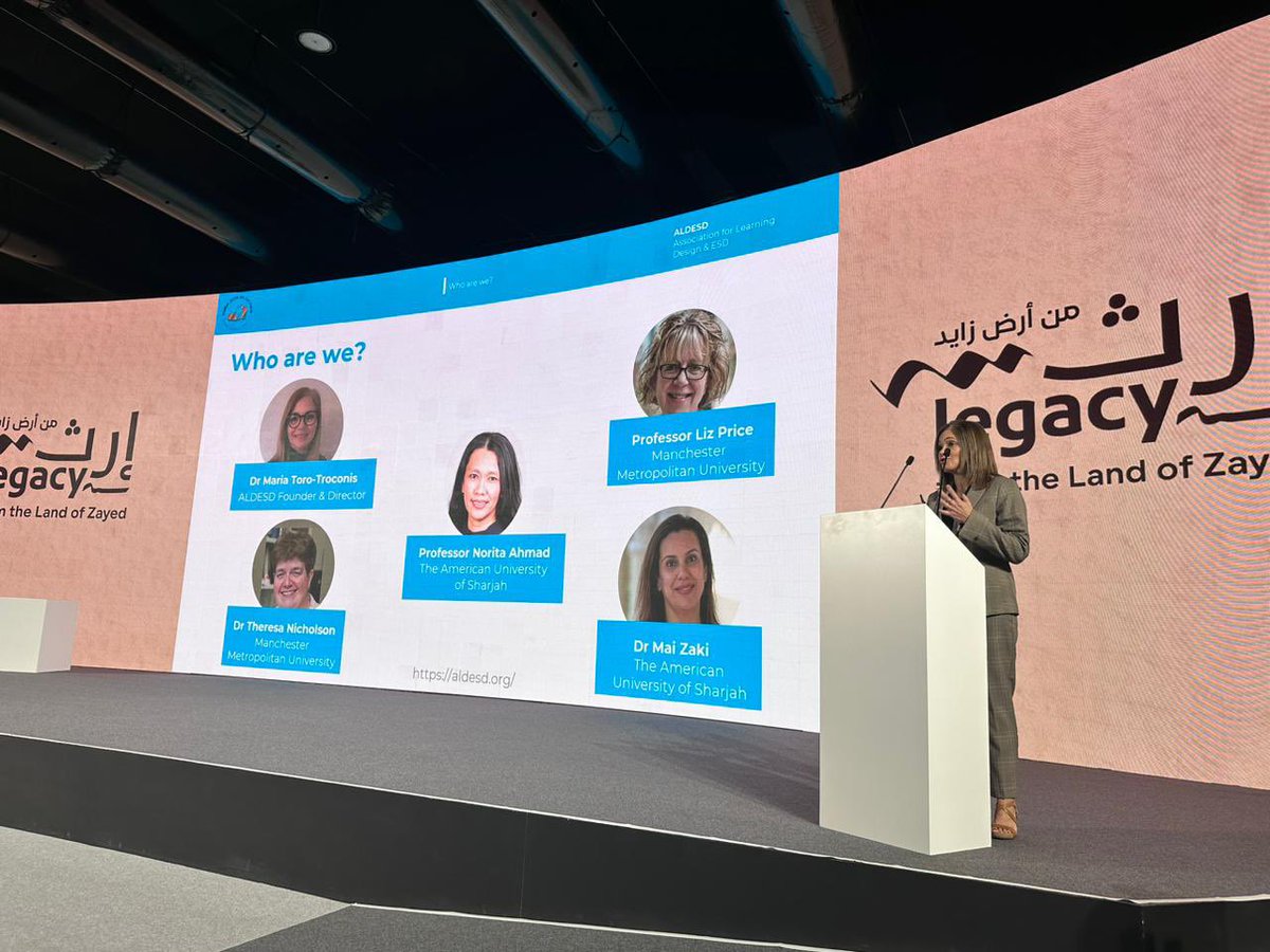Theresa Nicholson 🇺🇦 (@thezzanicholson) on Twitter photo Our workshop on using the CoDesignS ESD Framework for embedding #ESD went really well, some exciting new contacts made!#COP28UAE with <a href="/ALDESD_CIC/">ALDESD - Association for Learning Design & ESD</a> <a href="/mtorotro/">Dr Maria Toro-Troconis (SFHEA)</a> <a href="/Education2030UN/">Education 2030</a> <a href="/UNESCO/">UNESCO 🏛️ #Education #Sciences #Culture 🇺🇳</a> <a href="/MMU_NATSCI/">MMU's Department of Natural Sciences</a> <a href="/ManMetUni/">Manchester Metropolitan Uni</a> Our workshop on using the CoDesignS ESD Framework for embedding #ESD went really well, some exciting new contacts made!#COP28UAE with <a href="/ALDESD_CIC/">ALDESD - Association for Learning Design & ESD</a> <a href="/mtorotro/">Dr Maria Toro-Troconis (SFHEA)</a> <a href="/Education2030UN/">Education 2030</a> <a href="/UNESCO/">UNESCO 🏛️ #Education #Sciences #Culture 🇺🇳</a> <a href="/MMU_NATSCI/">MMU's Department of Natural Sciences</a> <a href="/ManMetUni/">Manchester Metropolitan Uni</a>