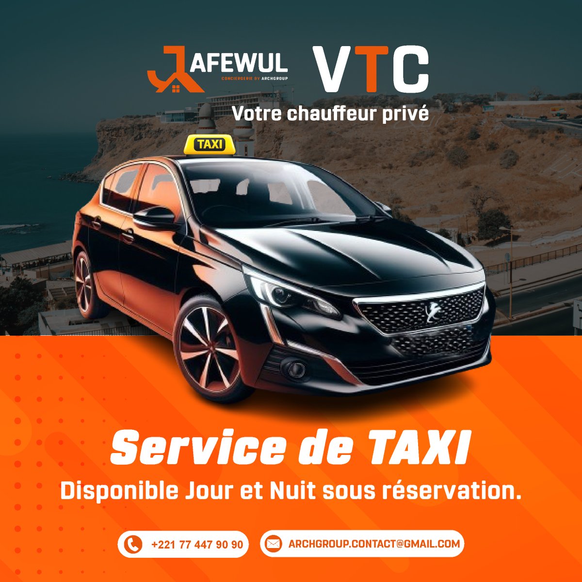 jafe_wul's tweet photo. 𝗥𝗲́𝘀𝗲𝗿𝘃𝗲𝘇 𝘃𝗼𝘁𝗿𝗲 𝗩𝗧𝗖 𝗲𝗻 𝘂𝗻 𝗶𝗻𝘀𝘁𝗮𝗻𝘁 𝗮𝘃𝗲𝗰 𝗝𝗮𝗳𝗲𝘄𝘂𝗹! 🚗 🚗

Réservez dès maintenant au ☎ +221 77 447 90 90 et profitez d'une expérience de transport personnalisée.

#Jafewul #archgroup #VTC #RéservationFacile #Dakar #sénegal https://t.co/mCOcOG3NTD