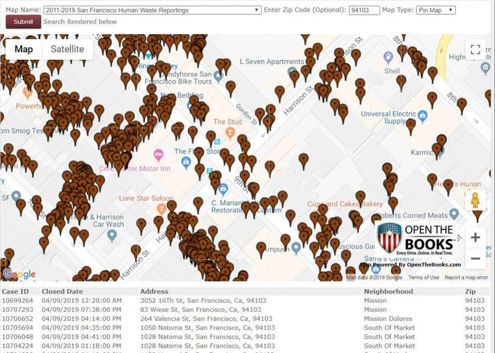 RightMsmagnolia's tweet photo. #PoopMap You can't make this shit up. Gavin Newscum California. https://t.co/EZRqKnQlI9