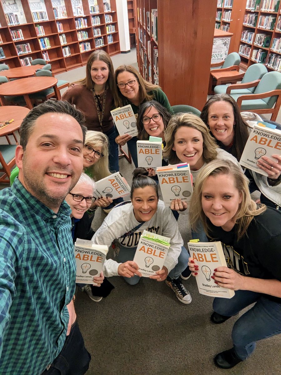 MrLands's tweet image. Huge thanks to principal Dr. Michelle Luttrell at Loudon County High School (LCHS) @LCPSOfficial for inviting me to join her faculty book talk on ideas expressed in my book Knowledge-ABLE!

It was so powerful to have such meaningful and actionable conversations!

#knowledge_ABLE