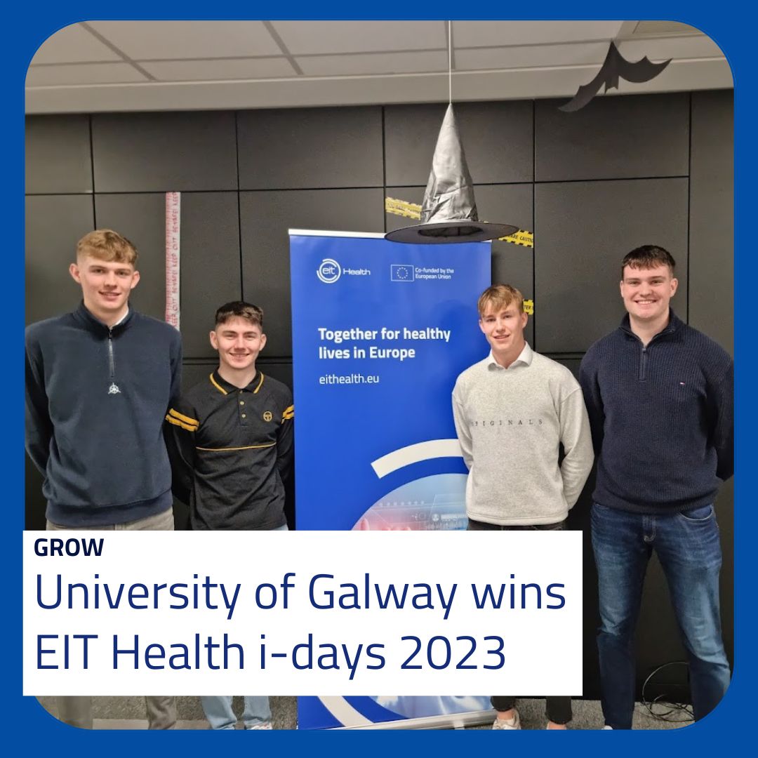 EIT Health Ireland-UK (@eithealth_irluk) on Twitter photo 🎉<a href="/uniofgalway/">Ollscoil na Gaillimhe | University of Galway</a> team wins <a href="/EITHealth/">EIT Health</a> i-days 2023. Congratulations Thomas Brogan, Dara Keane, Darragh McAndrew, James Gorman!
@GalwayIdeasLab <a href="/DavidPollardIRL/">David Pollard</a> 🎉<a href="/uniofgalway/">Ollscoil na Gaillimhe | University of Galway</a> team wins <a href="/EITHealth/">EIT Health</a> i-days 2023. Congratulations Thomas Brogan, Dara Keane, Darragh McAndrew, James Gorman!
@GalwayIdeasLab <a href="/DavidPollardIRL/">David Pollard</a>