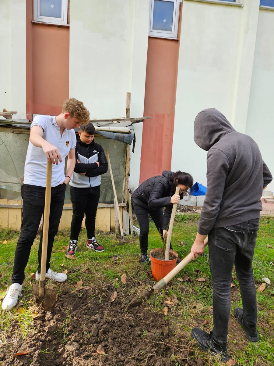 Ticaret Lisesi öğrencileri okulunu yeşillendiriyor
Okulumu Guzellestiriyorum Projesi kapsamında 11/A, 12/B ve 12/C sınıfları öğretmenleri ile birlikte okul bahçesi ve sınıflarını çiçekler ile guzellestirdiler. #okulumuguzelleştiriyorum <a href="/Edirne_MEM/">Edirne İl Millî Eğitim Müdürlüğü</a> <a href="/ismailerkaraman/">ismail erkaraman</a>