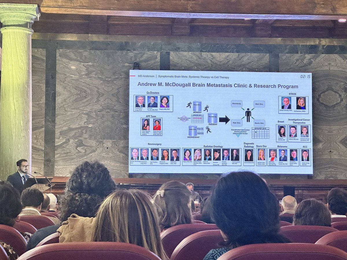 Bella Glitza, MD, PhD (@glitzamdphd) on Twitter photo How to approach the treatment of patients with brain metastases? IMO in only one way- multidisciplinary care with a dedicated clinic, providing excellent patient care and a research platform! <a href="/HTawbi_MD/">Hussein Tawbi, MD, PhD</a> sharing the <a href="/MDAndersonNews/">MD Anderson Cancer Center</a> experience and success at #melanomabridge2023 How to approach the treatment of patients with brain metastases? IMO in only one way- multidisciplinary care with a dedicated clinic, providing excellent patient care and a research platform! <a href="/HTawbi_MD/">Hussein Tawbi, MD, PhD</a> sharing the <a href="/MDAndersonNews/">MD Anderson Cancer Center</a> experience and success at #melanomabridge2023