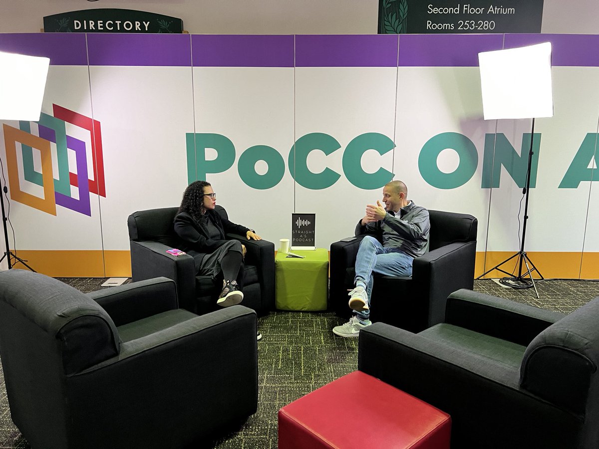 Thanks to <a href="/laceyschwartz/">Lacey Schwartz Delgado</a> for joining us ahead of her talk in general session this morning. Great insights into the process and power of individual, collective, and societal storytelling.