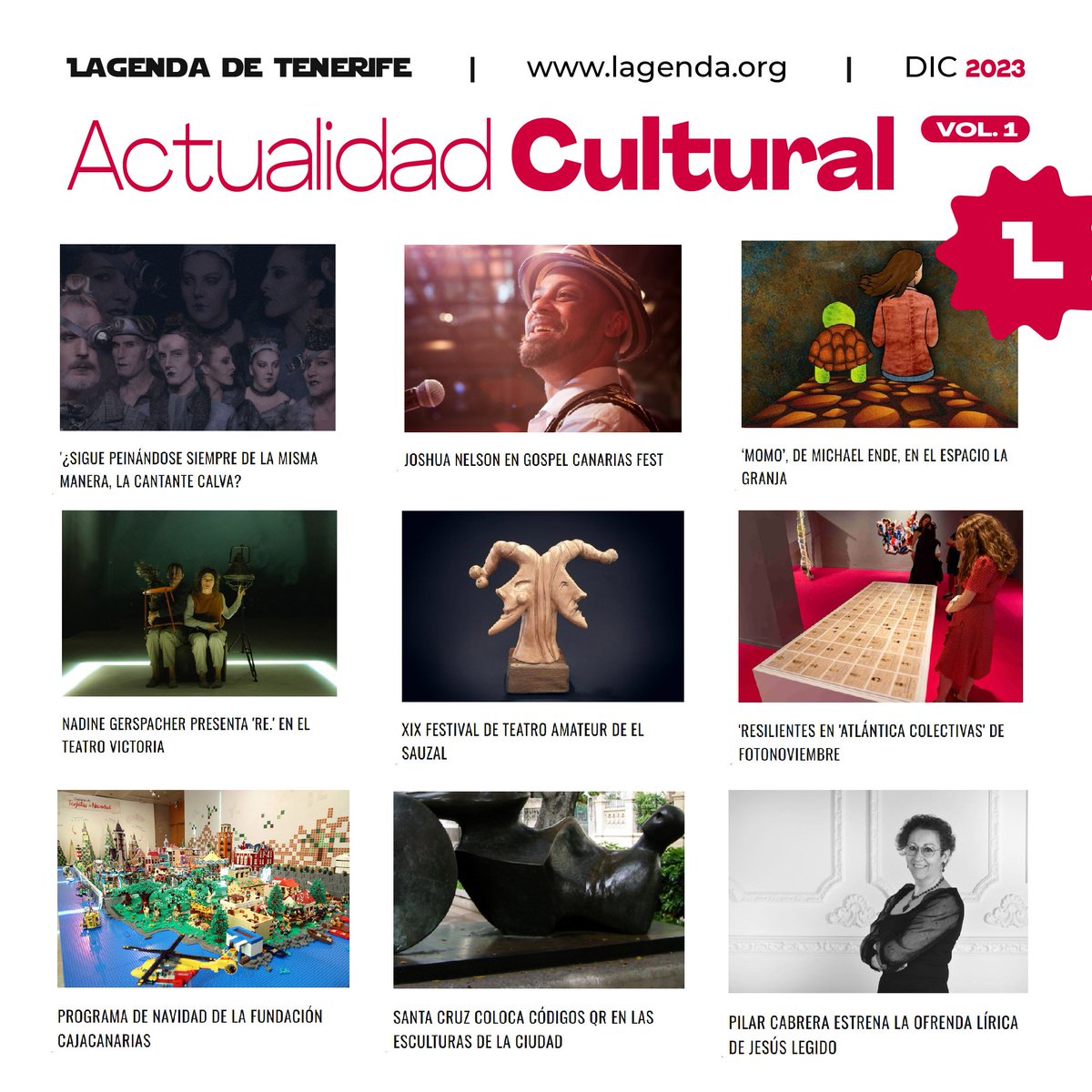lagendatf's tweet photo. Actualidad cultural de #Tenerife en https://t.co/Ylcxg7R3no https://t.co/Qzegoe3yC8
