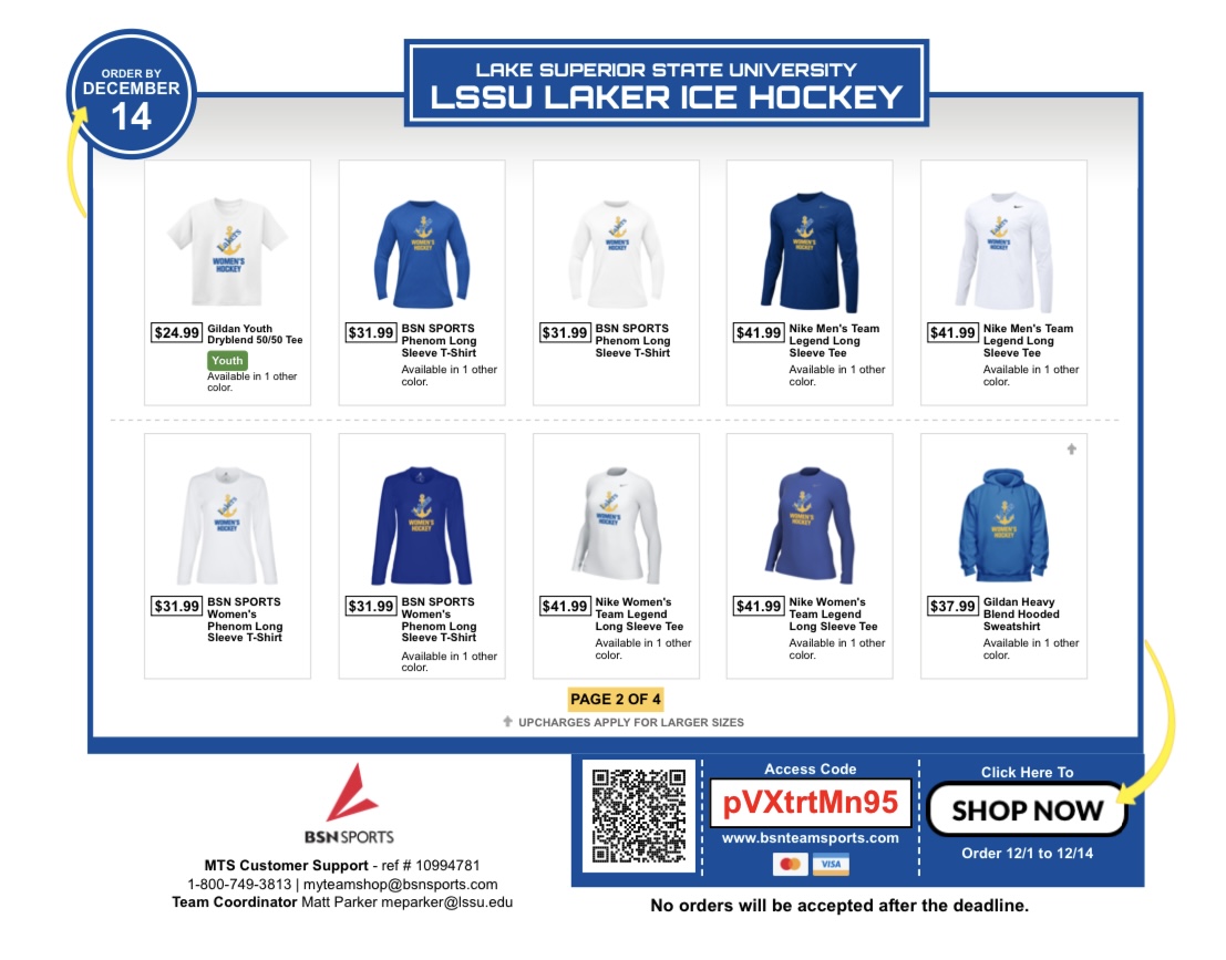 LSSU Womens ACHA Hockey tweet media