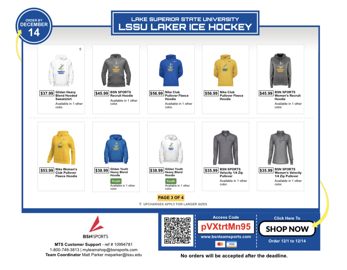 LSSU Womens ACHA Hockey tweet media