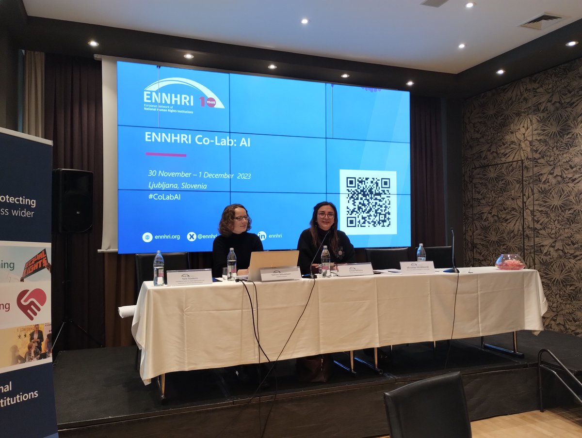 ennhri's tweet image. And so #CoLabAI closes🥹! Erinda Ballanca, People&apos;s Advocate of Albania  🇦🇱, concludes:
- #NHRIs vital to assess #AI&apos;s many #HumanRights impacts &amp;amp; protecting rights in the digital age
- AI is a force for good/bad
- We have a great basis to navigate this complex landscape together