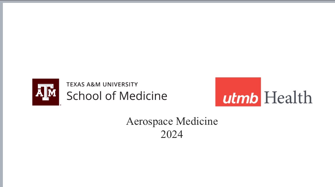 Texas A&M University School of Medicine is set to sponsor a resident in the #UTMB #AerospaceMedicine program next July! This is a significant stepping stone in a dynamic consortium that propels us into the future of aerospace. #TAMUMedicine #FutureLeaders #SpaceMedicine #spph