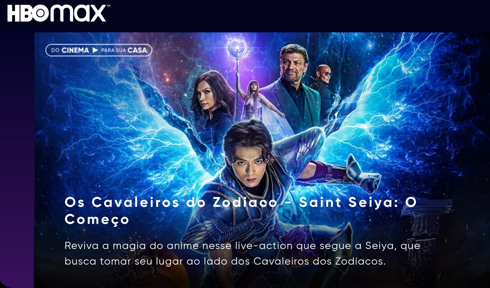 Filme Os Cavaleiros Do Zodíaco - Saint Seiya O Começo 2023