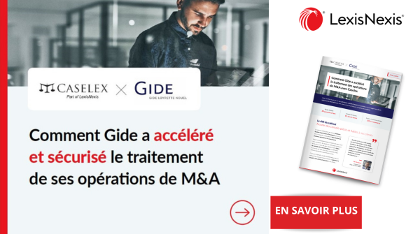 📢 Découvrez le témoignage de Me Charles Terdjman, Counsel chez <a href="/Gide_avocats/">Gide</a>.
Son équipe utilise #Caselex, base de données internationale, solution <a href="/LexisNexis/">LexisNexis Legal & Professional</a> pour gérer leurs opérations de M&amp;A.
Pour en savoir plus 👉bit.ly/3uA63U6
