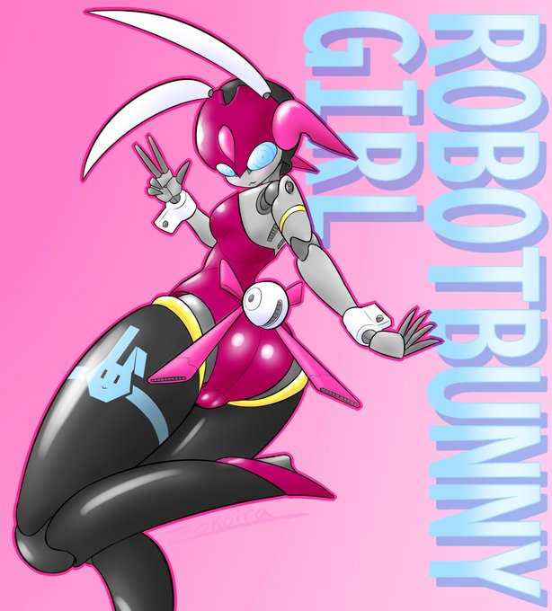 #ロボ娘バニーガール部
遅れた感あるけど描いておきたかった 