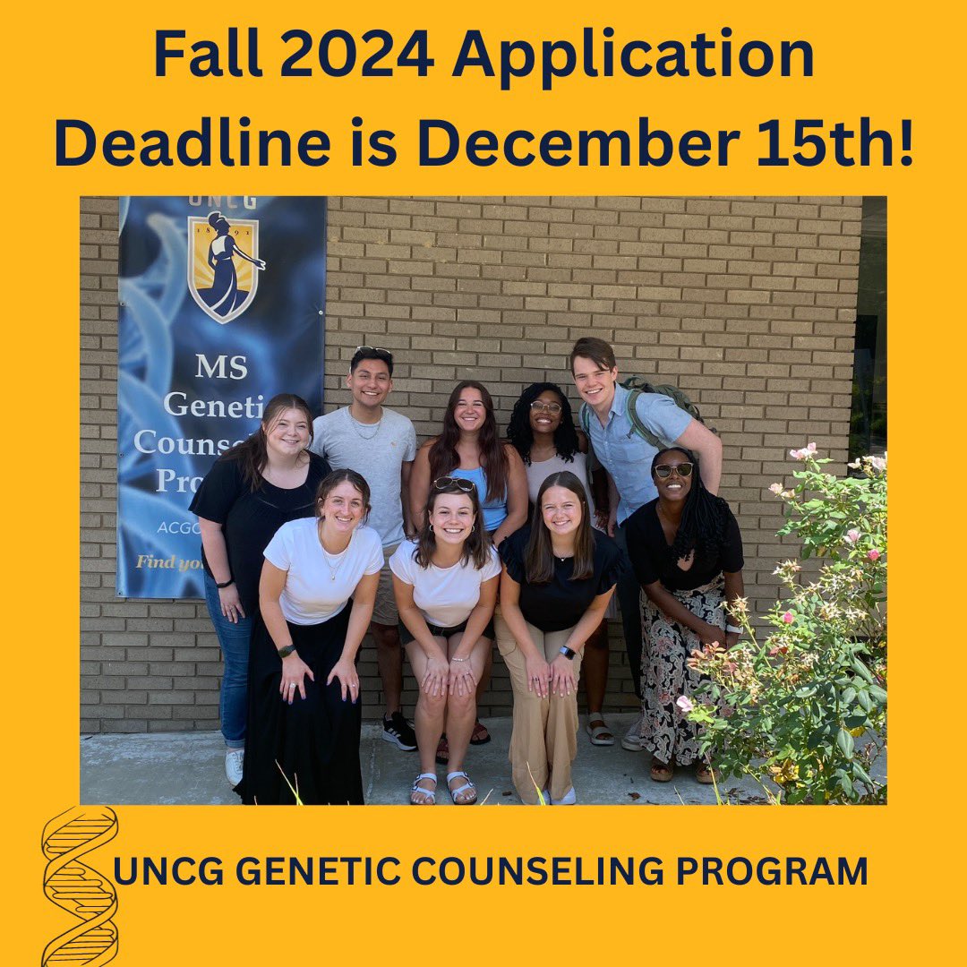Reminder that our fall 2024 application deadline is in 2 weeks! Students should officially submit their application by 11:59pm EST on 12/15 but can still upload additional files as needed through the end of the year. 🧬