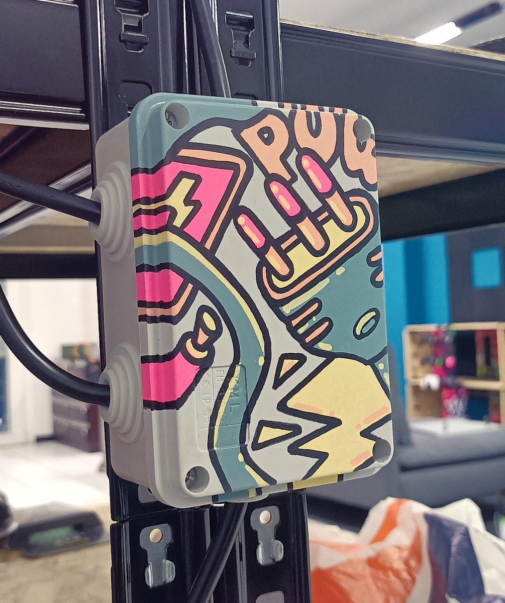 Added a bit of color while wiring