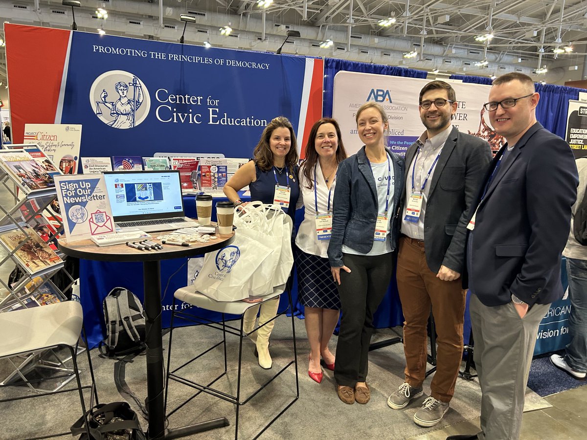 marcie_thoma's tweet photo. Come to the Center for Civic Education’s booth at the NCSS conference ⁦@CivicEducation⁩ https://t.co/wezTteIjeZ