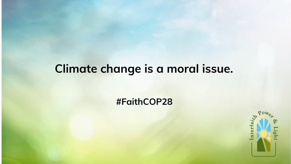 Interfaith Power & Light (@interfaithpower) on Twitter photo We’re proud to join with faith friends @elcaadvocacy <a href="/PCUSAWashington/">PC(USA) Office of Public Witness</a> <a href="/MaryknollSister/">Maryknoll Sisters</a> <a href="/FCNL/">FCNL (Quakers)</a> <a href="/CCOProgram/">Christian Climate Observer Program at COP29</a> <a href="/TXImpact/">Texas Impact</a> <a href="/NCIPL/">NCIPL / Eco-Justice Connection</a> at #COP28 in Dubai to bring the moral voice to these important negotiations. #FaithCOP28 We’re proud to join with faith friends @elcaadvocacy <a href="/PCUSAWashington/">PC(USA) Office of Public Witness</a> <a href="/MaryknollSister/">Maryknoll Sisters</a> <a href="/FCNL/">FCNL (Quakers)</a> <a href="/CCOProgram/">Christian Climate Observer Program at COP29</a> <a href="/TXImpact/">Texas Impact</a> <a href="/NCIPL/">NCIPL / Eco-Justice Connection</a> at #COP28 in Dubai to bring the moral voice to these important negotiations. #FaithCOP28