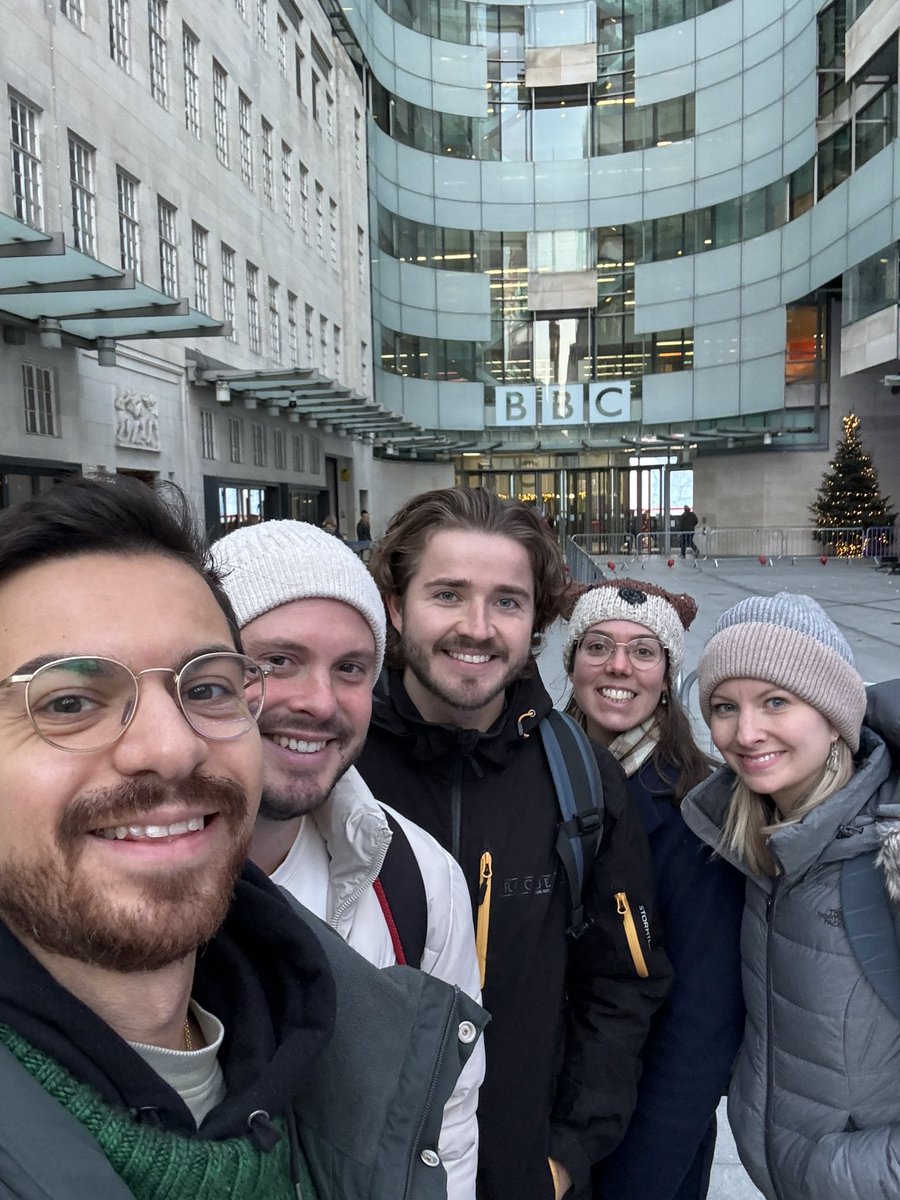 It’s officially the start of the festive season and what better way to herald in the most wonderful time of the year with a session for @BBCInTune (our third this year!). Tune in from 17:00 GMT to hear us live with @thekatiederham. P.S. we’ve brought festive percussion. 🔔✨❄️