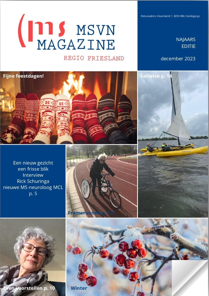 FrieslandMS's tweet photo. Na 5 dec. zal het nieuwste magazine bij u in de brievenbus vallen. https://t.co/Vgor8mzvi8
