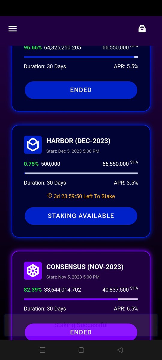 Cryptobearorbu1's tweet image. New month, new staking.  stake your $SHA and earn some rewards. Have you staked yours? 
#SHA #Safenode #Staking #inheriti #softstaking